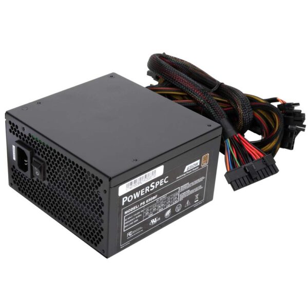 PowerSpec 650 Watt 80 Plus Bronze ATX Power Supply